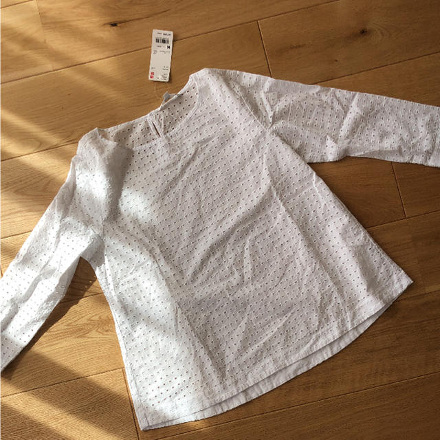 UNIQLO(ユニクロ)の7分袖レースブラウス レディースのトップス(シャツ/ブラウス(長袖/七分))の商品写真