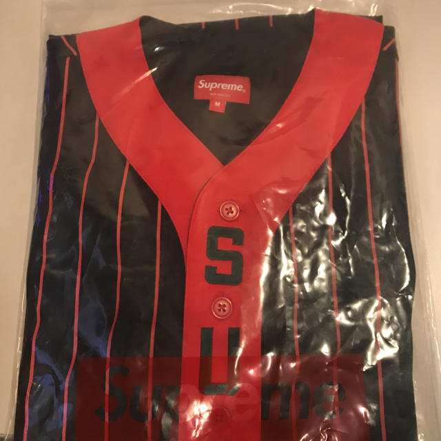 Supreme(シュプリーム)のSupreme Vertical Logo Baseball Jersey メンズのトップス(シャツ)の商品写真