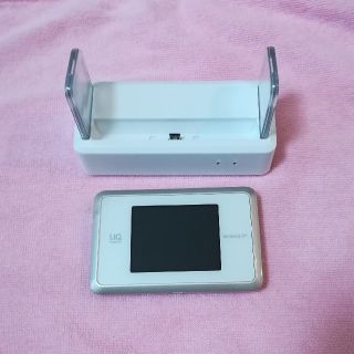 エヌイーシー(NEC)のkeiさま専用美品WiMAX+ WX03ホワイト(PC周辺機器)