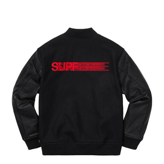 シュプリーム(Supreme)のMサイズ  supreme   motion box logo jacket 黒(テーラードジャケット)