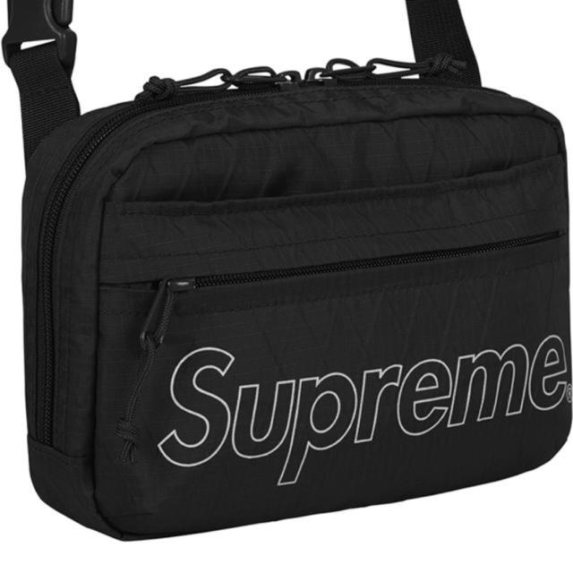 supreme18aw Shoulder Bag 黒 ショルダーバッグ