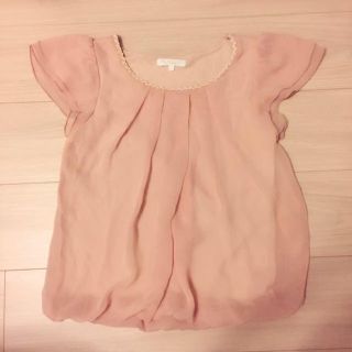 プロポーションボディドレッシング(PROPORTION BODY DRESSING)のピンクシフォントップス(カットソー(半袖/袖なし))