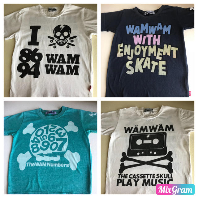 WAMWAM(ワムワム)の《まとめ売り》WAMWAM ワムワム Tシャツ 120 訳あり キッズ/ベビー/マタニティのキッズ服男の子用(90cm~)(Tシャツ/カットソー)の商品写真