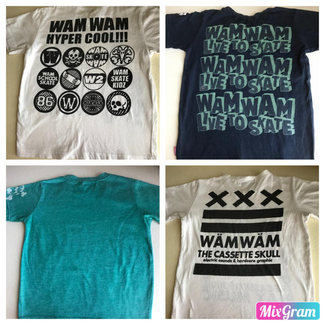 WAMWAM(ワムワム)の《まとめ売り》WAMWAM ワムワム Tシャツ 120 訳あり キッズ/ベビー/マタニティのキッズ服男の子用(90cm~)(Tシャツ/カットソー)の商品写真