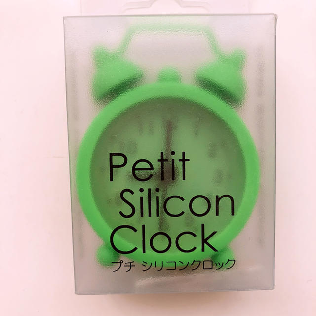 プチシリコンクロック インテリア/住まい/日用品のインテリア小物(置時計)の商品写真