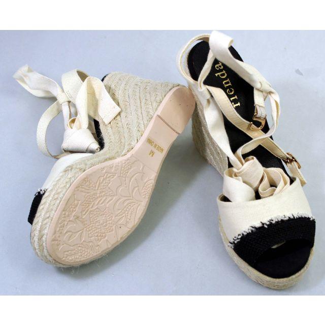 rienda(リエンダ)のリエンダ　ウェッジソールサンダルM 未使用K-21 レディースの靴/シューズ(サンダル)の商品写真