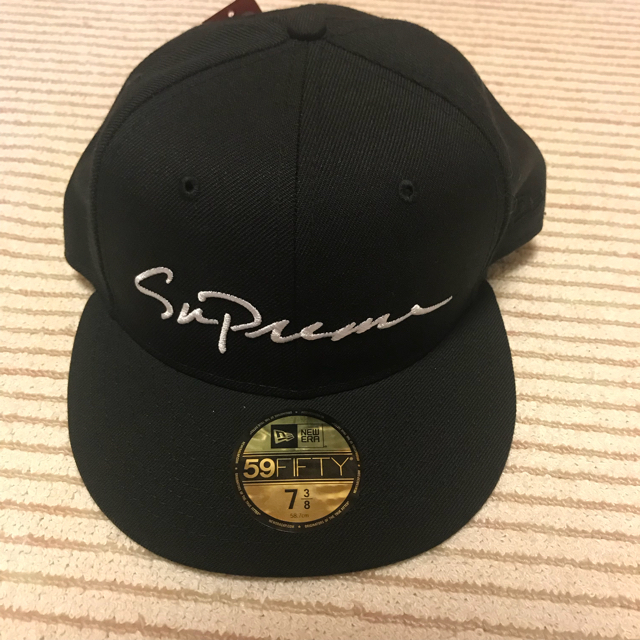 帽子supreme cap 黒