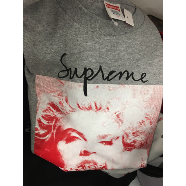 supreme madonna tee マドンナ　Ｔシャツ　灰　グレー　ＸＬ