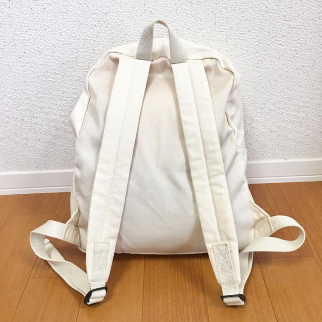 MUJI (無印良品)(ムジルシリョウヒン)の【301様専用】高橋愛ちゃん使用♡無印良品 コットンリュック（生成り） レディースのバッグ(リュック/バックパック)の商品写真