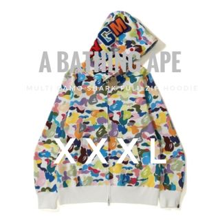 アベイシングエイプ(A BATHING APE)のNike様専用 3XL MULTI CAMO SHARK FULL ZIP(パーカー)