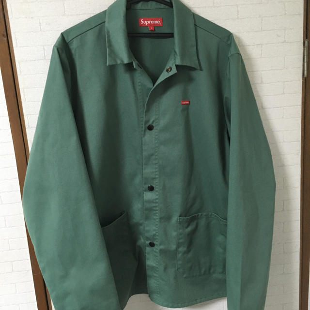 Supreme - Supreme shop jacket ダークミント Lサイズ 正規品の Supreme - Supreme shop jacket ダークミント Lサイズ 正規品の