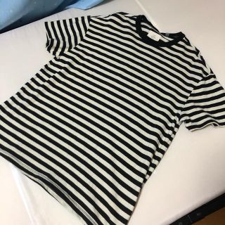 フィアオブゴッド(FEAR OF GOD)のサイズXS FOG ベーシックボーダーTシャツ(Tシャツ/カットソー(半袖/袖なし))