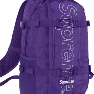 シュプリーム(Supreme)のsupreme バックパック 紫 18AW(バッグパック/リュック)