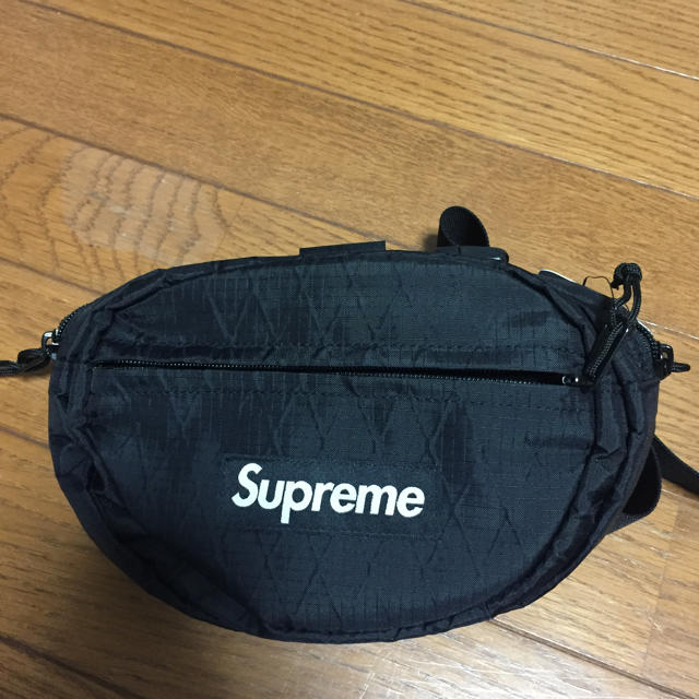 supreme  ウエストバッグ 黒