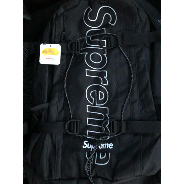 【黒】Supreme 18AW Backpack