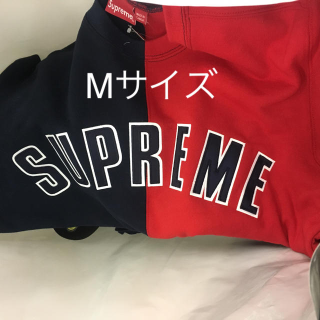 supreme split crewneck クルーネック