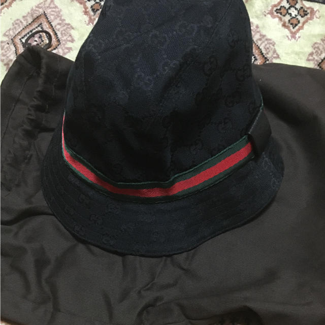 Gucci(グッチ)のGUCCI ハット 黒 メンズの帽子(ハット)の商品写真