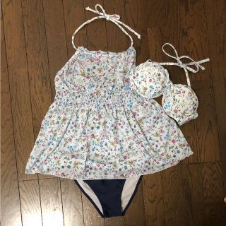 ジルスチュアート(JILLSTUART)の新品 水着 体型カバー 花柄 タンキニ(水着)