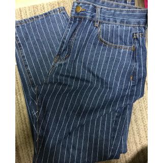 リーバイス(Levi's)のブルーストライプ デニムパンツ(デニム/ジーンズ)