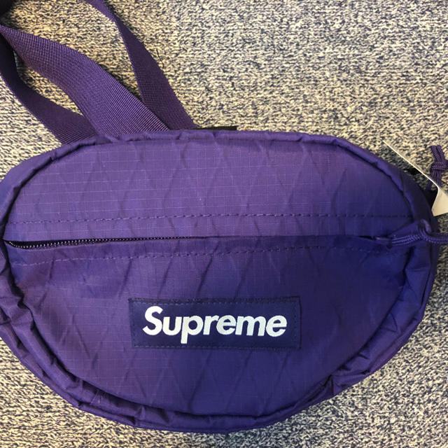 専用 supreme waist bag 18aw 18fw パープル 紫