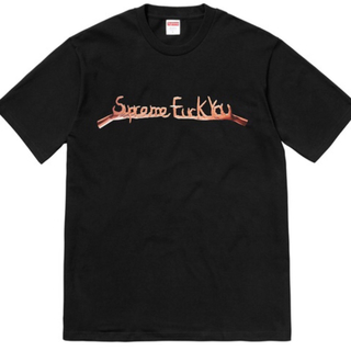 シュプリーム(Supreme)のSupreme Fuck you Tee Black L(Tシャツ/カットソー(半袖/袖なし))