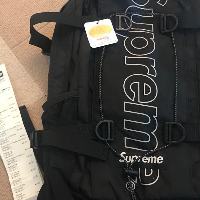 supreme BackPack ブラック