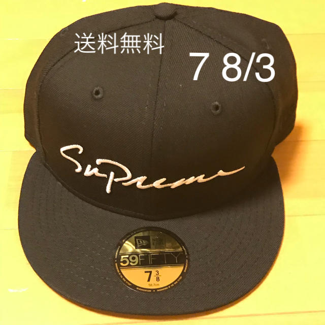 supreme newera シュプリーム  ニューエラ キャップ 黒