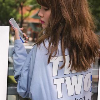 22market 完売品 ロンT レディース ブルー(Tシャツ(長袖/七分))