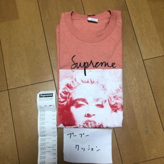 シュプリーム(Supreme)の値下げ！ supreme マドンナ Tシャツ Mサイズ ピーチ(Tシャツ/カットソー(半袖/袖なし))