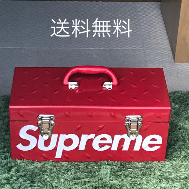 【新品未使用】Supreme Diamond Plate Tool Boxファッション小物