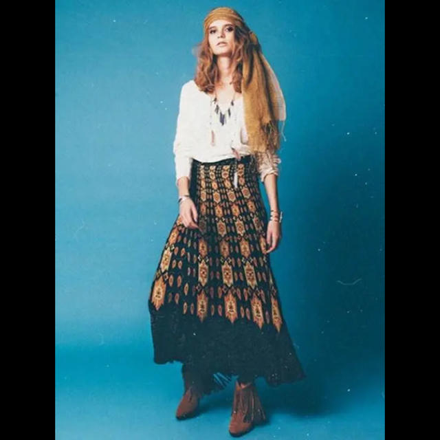 Ungrid(アングリッド)のエスニックラップスカート レディースのスカート(ロングスカート)の商品写真