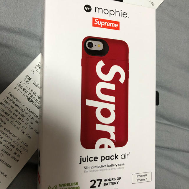 Supreme iphone 8 juice pack airiPhoneケース