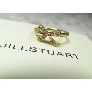 ジルスチュアート(JILLSTUART)の★本物ジルスチュアート　K10ｘジルコニアピンキーリング7号(リング(指輪))