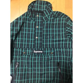 シュプリーム(Supreme)のNylon Plaid pullover Mサイズ(ナイロンジャケット)