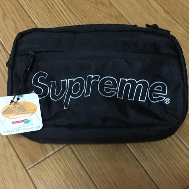 込 supreme shoulder ショルダーバック 黒