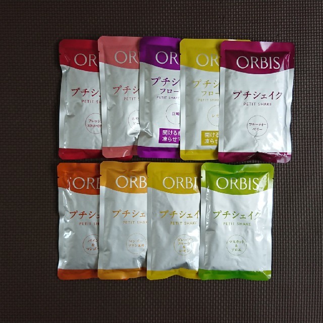 ORBIS(オルビス)の✨オルビスプチシェイク9袋(各種1袋ずつ) コスメ/美容のダイエット(ダイエット食品)の商品写真