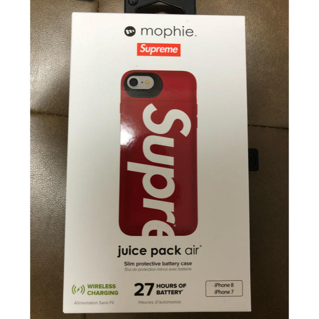 Supreme mophie iphone8 Juice  新品 赤