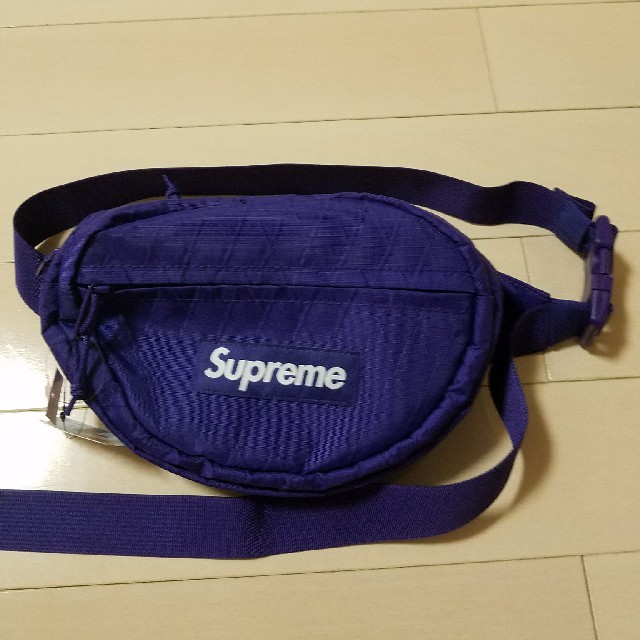 ☆紫 18AW supreme シュプリーム ウエストバッグの通販 by けいやん's ...