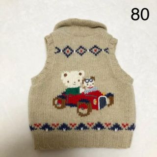 ファミリア(familiar)の⭐︎専用⭐︎【美品】familiar カウチンベスト 80(ニット/セーター)