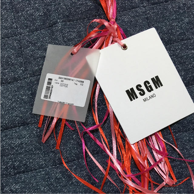 MSGM(エムエスジイエム)のMSGM Tシャツ 正規品 XS  レディースのトップス(Tシャツ(半袖/袖なし))の商品写真