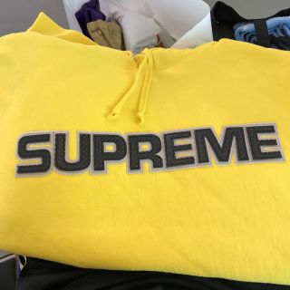 シュプリーム(Supreme)のPerforated Leather Hooded Sweatshirt (パーカー)