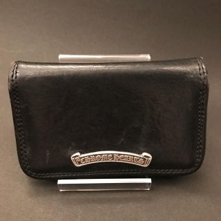 クロムハーツ(Chrome Hearts)のCHROME HEARTS  無地 カードケース(名刺入れ/定期入れ)