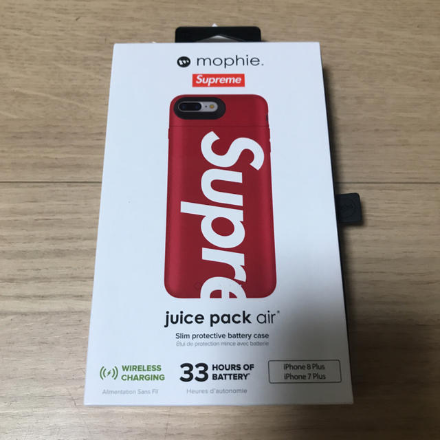 supreme iPhone 8 plus juis pack バッテリー 充電