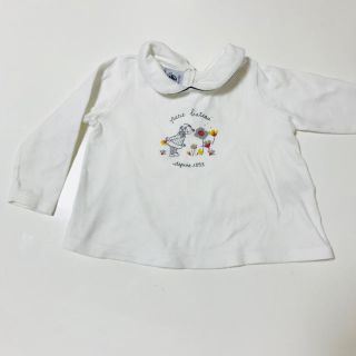 プチバトー(PETIT BATEAU)のプチバトー74センチ長袖シャツ(シャツ/カットソー)