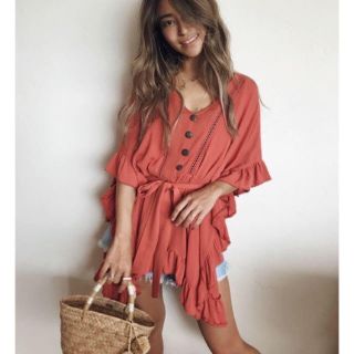 アリシアスタン(ALEXIA STAM)のSummer Dress Light Orange(チュニック)