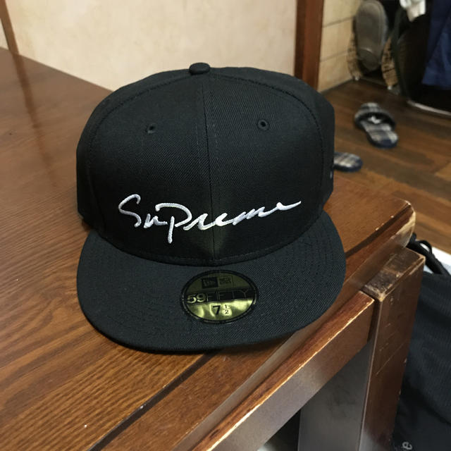 Classic Script New Era® 黒  7 1/2