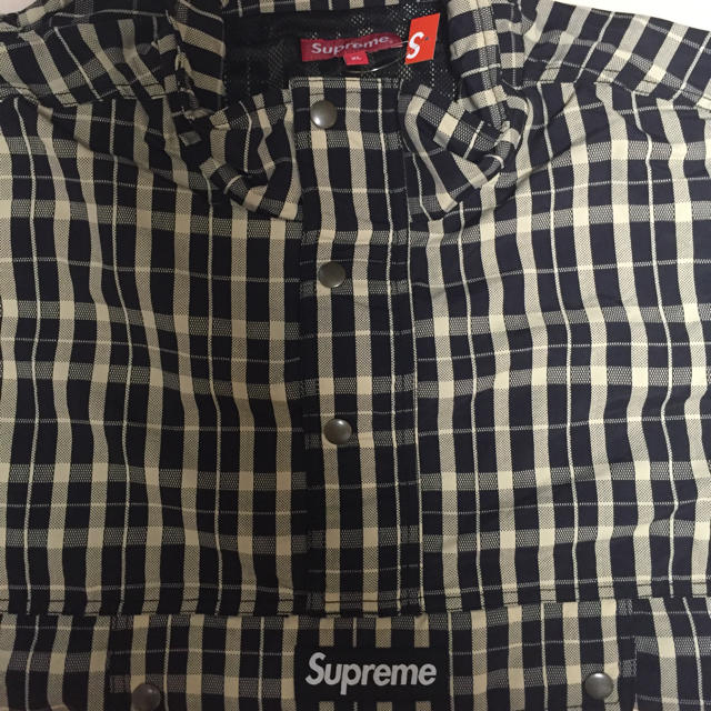 Supreme(シュプリーム)の送料込 XL Nylon Plaid Pullover タン メンズのジャケット/アウター(その他)の商品写真