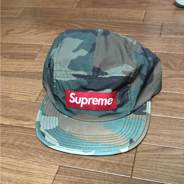 supreme 18fw reflective camo camp cap