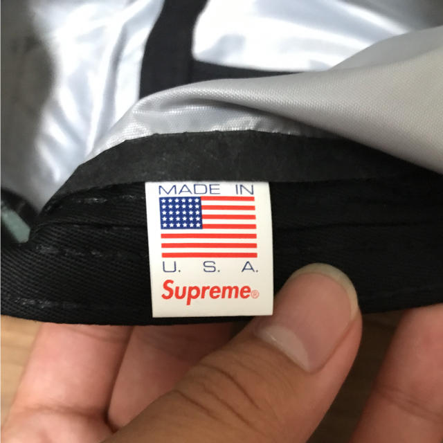 supreme 18fw reflective camo camp cap