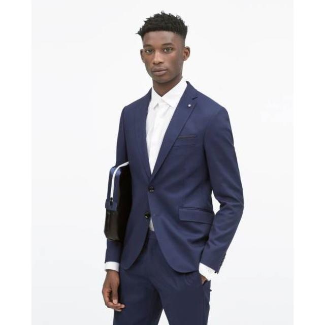 ZARA - 新古品ZARAmanスタイリッシュスーツセットアップ上下XSの ZARA - 新古品ZARAmanスタイリッシュスーツセットアップ上下XSの